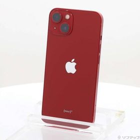 〔中古〕楽天モバイル iPhone13 256GB プロダクトレッド MLNL3J／A SIMフリー〔295-ud〕