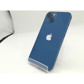 【中古】【赤ロム保証あり】Apple au 【SIMフリー】 iPhone 13 128GB ブルー MLNG3J/A【浜松駅前】保証期間１ヶ月【ランクC】