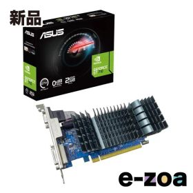 ASUS エイスース グラフィックボード GeForce GT 710/2GB/HDMI、DVI、D-Sub出力 GT710-SL-2GD5-BRK-EVO (2613820)