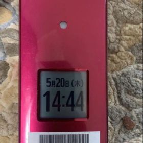 KYOCERA KYF41 折りたたみ式スマートフォン レッド