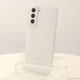 〔中古品〕 Galaxy S21 5G 256GB ファントムホワイト SCG09 auロック解除SIMフリー【258】