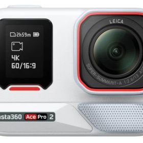 【ポイント10倍】 Insta360 ビデオカメラ Insta360 Ace Pro 2 ストリート撮影キット [アークティックホワイト] [タイプ：アクションカメラ 画質：8K 撮影時間：180分 本体重量：177.2g 撮像素子：1/1.3型] 【P10倍】