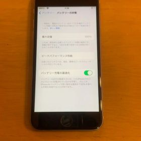 iPhone6s シルバー 32GB バッテリー最大容量100%