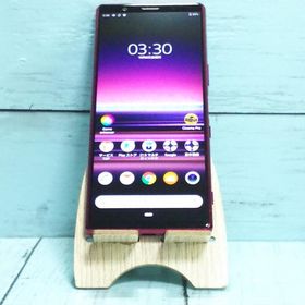 au Xperia5 SOV41 レッド 本体 白ロム SIMロック解除済み SIMフリー 391221