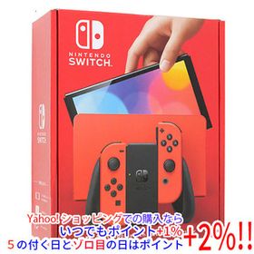 【中古】任天堂 Nintendo Switch 有機ELモデル マリオレッド HEG-S-RAAAA 元箱あり