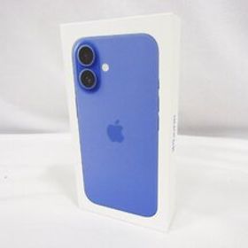 未使用 未開封 Apple iPhone16 128GB SIMフリー MYDU3J/A アップル スマートフォン ウルトラマリン 未開封品 ◆9931