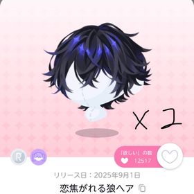 恋焦がれる狼ヘア×2 ＋おまけ | ポケコロツイン(ポケツイ)のアカウントデータ、RMTの販売・買取一覧