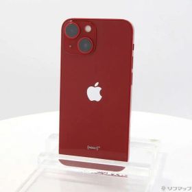 〔中古品〕 iPhone13 mini 128GB プロダクトレッド MLJG3J／A SIMフリー【297】