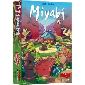 ボードゲーム 雅〈ミヤビ〉 HABA 2人 から 4人 8歳以上 45分 テーブルゲーム アナログゲーム 庭園 和風 タイル配置 アズール
