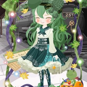 ゴシックコーデ（カロリーナ）＋ニーハイ 緑 2点セット | ニコッとタウン(ニコタ)のアカウントデータ、RMTの販売・買取一覧