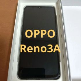 【中古】OPPO Reno3A OPPO公式SIMフリー 画面割れなし 匿名