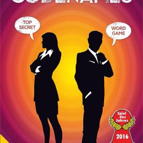 ボードゲーム Codenames コードネーム スパイテーマ 戦略的チーム対抗ゲーム 創造性と連想力が試される 5 × 5 英語版 日本語説明書なし