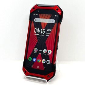 キョウセラ(京セラ)の【良品】TORQUE 5G KYG01 au SIMロック解除済 レッド❻(スマートフォン本体)