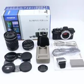 OLYMPUS オリンパス ミラーレス一眼 PEN E-PL7 EZダブルズームキット ブラック E-PL7 EZ DZKIT BLK #251020_BH8A09590