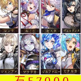 神初期垢❗石5.7万 覚醒済ヴェルダンタ ジルファニー.セスタAS.レンリ.ミナルカAS.シェンファ | アナザーエデン(アナデン)のアカウントデータ、RMTの販売・買取一覧