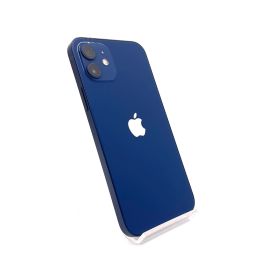 【全額返金保証】【最速発送】 iPhone 12 128GB ブルー Softbank SIMフリー 白ロム 美品 動作確認済 88%