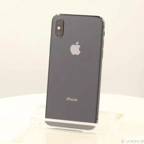 【中古】Apple(アップル) iPhoneXS 64GB スペースグレイ MTAW2J／A SIMフリー 【269-ud】