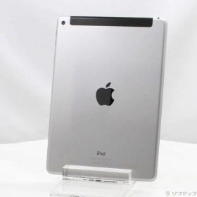 【中古】Apple(アップル) iPad Air 2 16GB スペースグレイ MGGX2J／A au 【377-ud】