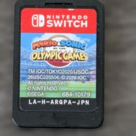ソフトのみ マリオ&ソニックAT 東京2020オリンピック スイッチ 動作確認済