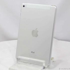 【中古】Apple(アップル) iPad mini 4 16GB シルバー MK702J／A auロック解除SIMフリー 【276-ud】
