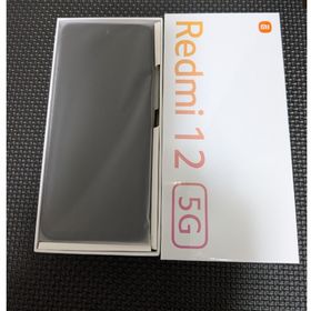 シャオミ(Xiaomi)のXiaomi Redmi 12 5G 本体 レドミ12 ブラック SIMフリー(スマートフォン本体)