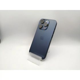 【中古】Apple docomo 【SIMフリー】 iPhone 15 Pro 512GB ブルーチタニウム MTUL3J/A【秋葉本店】保証期間1ヶ月【ランクC】