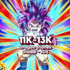 ドッカンバトル |11,000 - 13,000+ストーン | 海外 |IOS