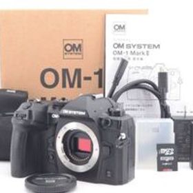 美品★OLYMPUS オリンパス OM SYSTEM OM-1 Mark II ボディ ブラック 2037万画素 ミラーレス一眼カメラ★元箱付き R5012