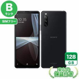 【ポイント5倍】SIMフリー Xperia 10 III SOG04 ブラック128GB 本体[Bランク] Androidスマホ 中古 送料無料 当社3ヶ月保証