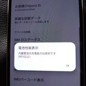 美品 Xperia 10 IV ホワイト docomo版 SIMフリー 電池良好