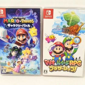 【匿名配送】マリオラビッツギャラクシーバトル マリオ＆ルイージRPG 2本セット