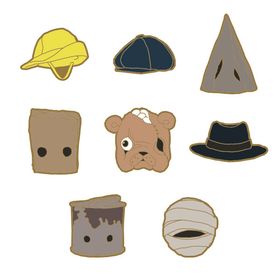 LITTLE NIGHTMARES-リトルナイトメア- 帽子ピンズセット