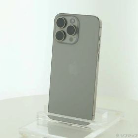〔中古品〕 iPhone15 Pro Max 1TB ナチュラルチタニウム MU713J／A SIMフリー【344】