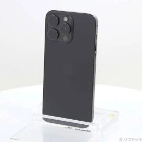 〔中古品〕 iPhone15 Pro Max 256GB ブラックチタニウム MU6P3J／A SIMフリー【349】