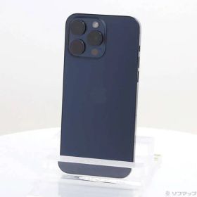 〔中古品〕 iPhone15 Pro Max 256GB ブルーチタニウム MU6T3J／A SIMフリー【276】