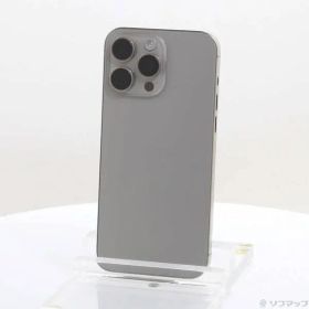 〔中古品〕 iPhone15 Pro Max 256GB ナチュラルチタニウム MU6R3J／A SIMフリー【295】
