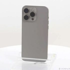 〔中古品〕 iPhone15 Pro Max 256GB ナチュラルチタニウム MU6R3J／A SIMフリー【276】