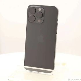 〔中古品〕 iPhone15 Pro Max 256GB ブラックチタニウム MU6P3J／A SIMフリー【344】