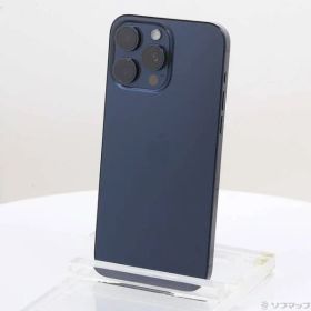 〔中古品〕 iPhone15 Pro Max 256GB ブルーチタニウム MU6T3J／A SIMフリー【269】