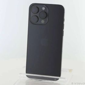 〔中古品〕 iPhone15 Pro Max 512GB ブラックチタニウム MU6U3J／A SIMフリー【305】