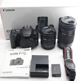 Canon デジタル一眼レフカメラ EOS Kiss X9 ブラック ダブルズームキット