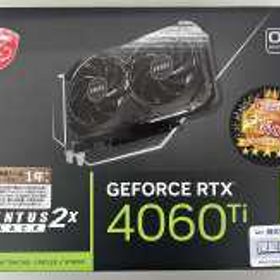 【未使用品】TX4060 TI VENTUS 2X BLAC RTX4060 TI VENTUS 2X BLACK 8G MSI