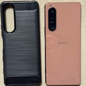 Xperia5Ⅲ au版SOG05 SIMフリー 保護ケース付き ピンク