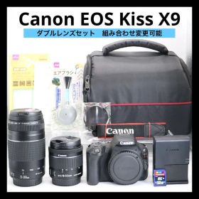美品ですが少し訳アリ 【Canon EOS Kiss X9 ダブルレンズセット】