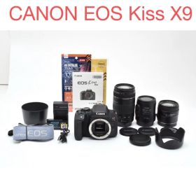 CANON EOS Kiss X9i標準&望遠&単焦点トリプルレンズセット