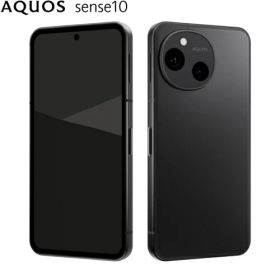 シャープ SHARP AQUOS sense10 6.1型 6GB/128GB フルブラック SIMフリースマートフォン SH-M33A-B SHM33AB