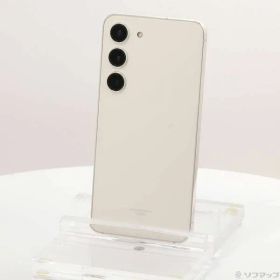 〔中古品〕 Galaxy S23 256GB クリーム SCG19 au SIMフリー【258】