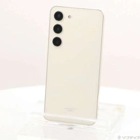 〔中古品〕 Galaxy S23 256GB クリーム SCG19 au SIMフリー【352】