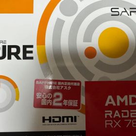 Sapphire Radeon RX 7800XT PURE グラフィックボード