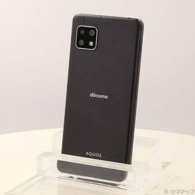 〔中古〕SHARP(シャープ) AQUOS sense4 64GB ブラック SH-41A docomoロック解除SIMフリー〔251-ud〕